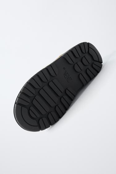 BOTTES EN CUIR DOUBLÉES - Marron de Zara - Image 6