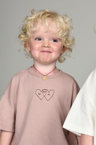 ZARA TIMELESS - ORFAYO © EMBROIDERED T-SHIRT - Pink / Mauve by Zara