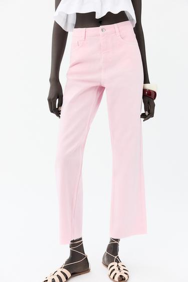 JEAN Z1975 DROIT À TAILLE HAUTE - Rose de Zara - Image 1