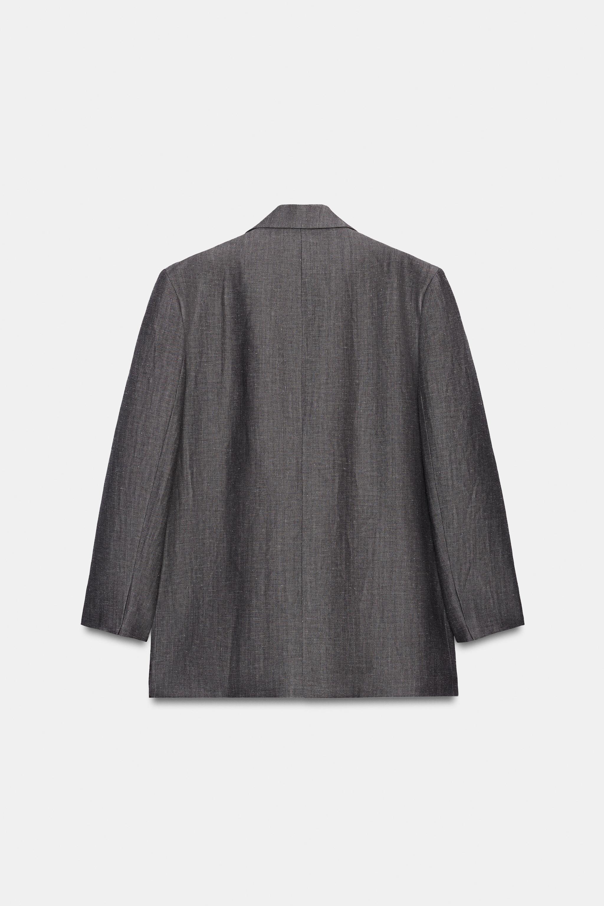 ZW COLLECTION STRAIGHT-CUT LINEN BLAZER