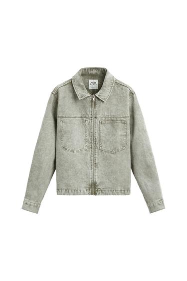 ACID WASH DENIM JACKET