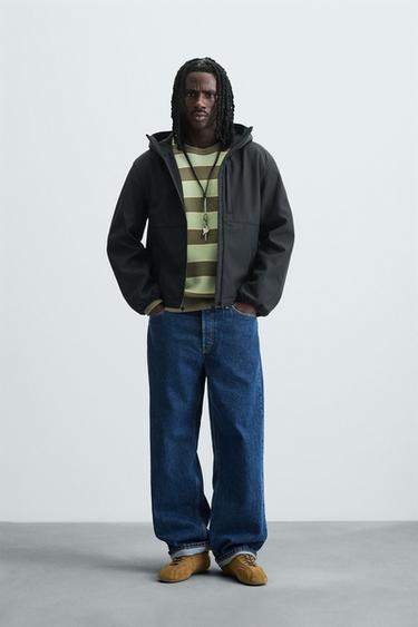 TECHNISCH JACK MET FLEECE-COMBINATIE - Zwart van Zara - Afbeelding 0