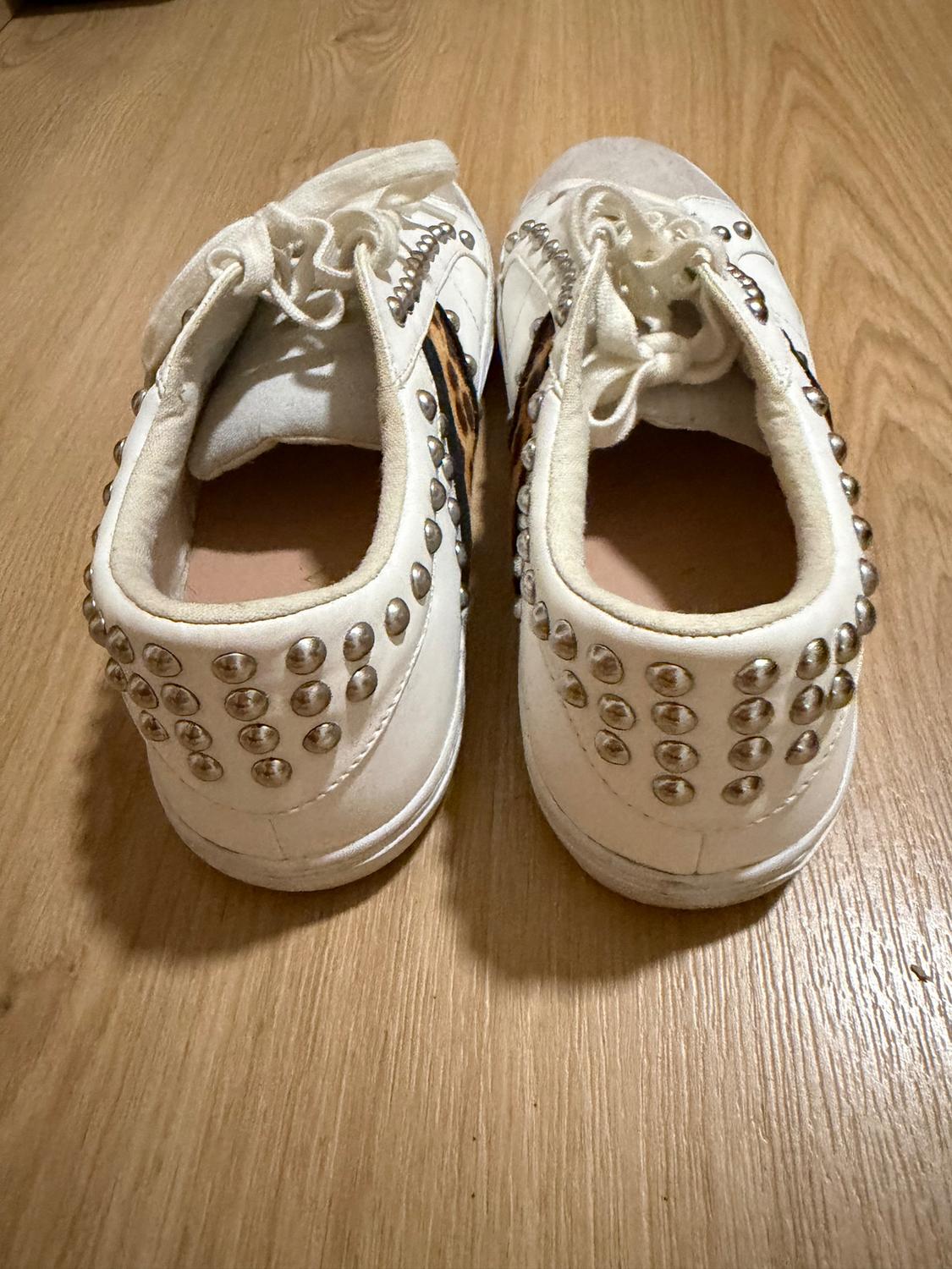 ANIMAL PRINT LEATHER SNEAKERS - Image 2
