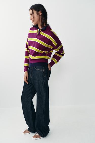 SUÉTER DE TRICÔ LISTRADO - Multicolor da Zara