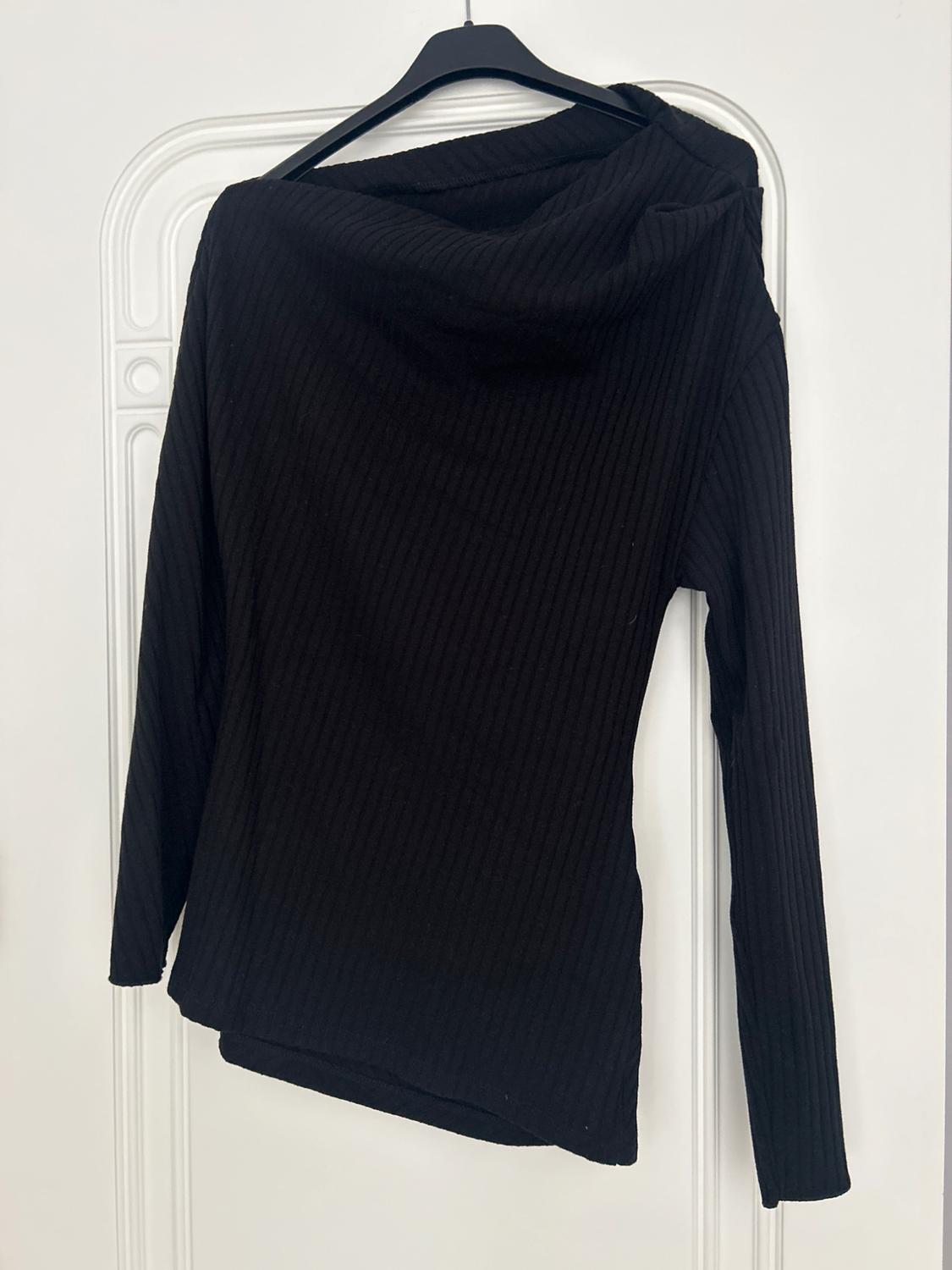 ASYMMETRIC RIBBED TOP - Image 2