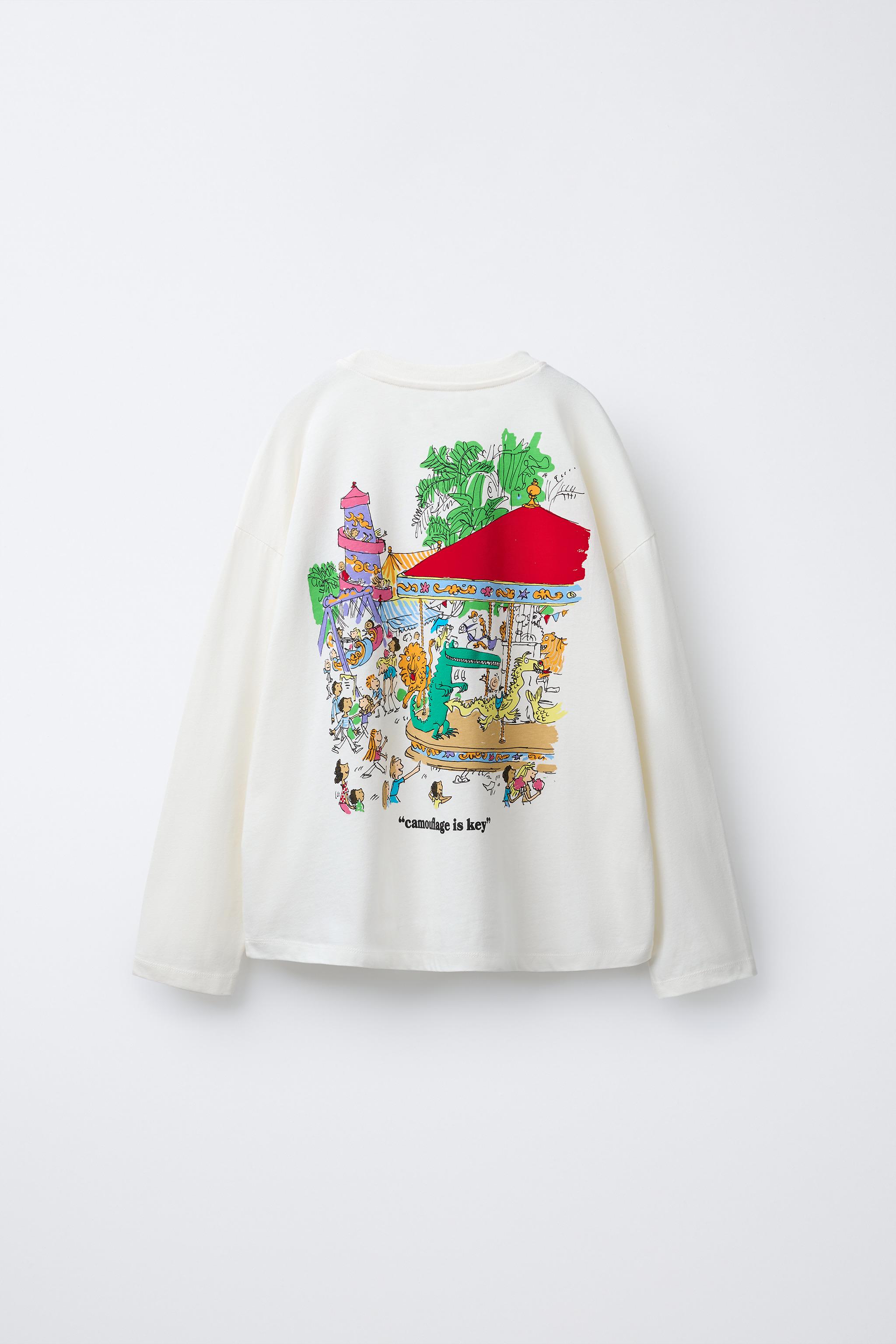 THE ENORMOUS CROCODILE ROALD DAHL © PRINTED T-SHIRT