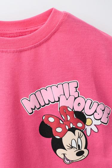 ENSEMBLE T-SHIRT ET BERMUDA MINNIE MOUSE © DISNEY - Fuchsia de Zara - Image 2