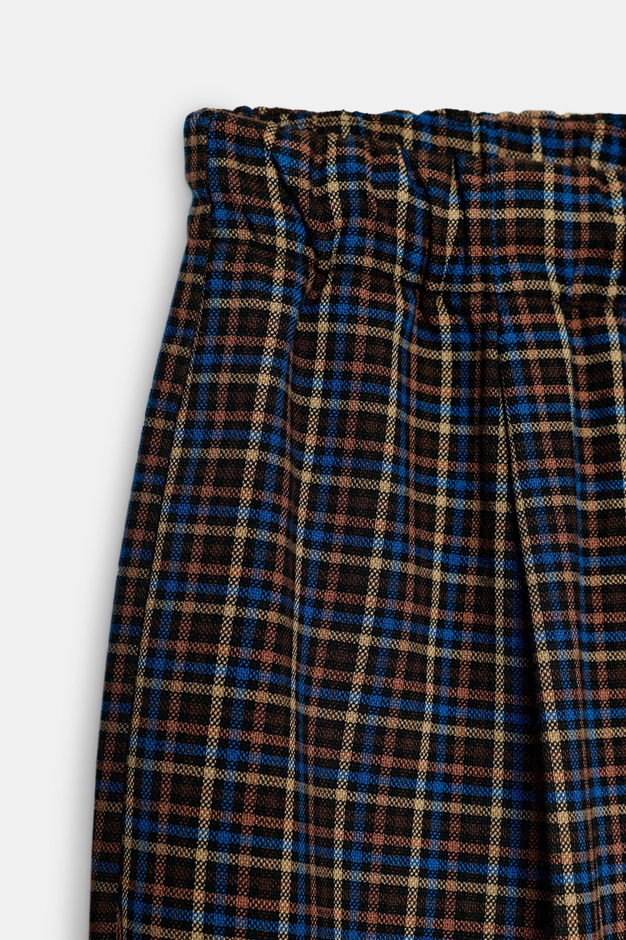 PLAID PAJAMA PANTS