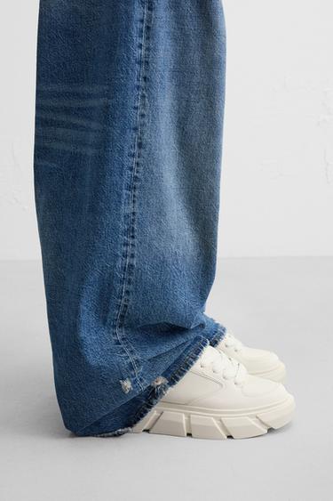 CHUNKY SOLE TRAINERS - White by Zara - Image 0