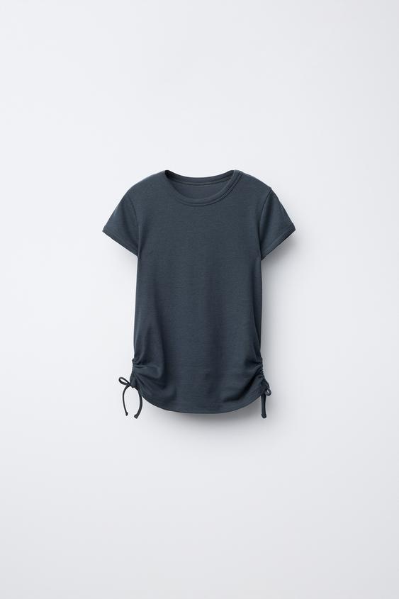CAMISETA LAZOS - Petróleo de Zara - Imagen 0