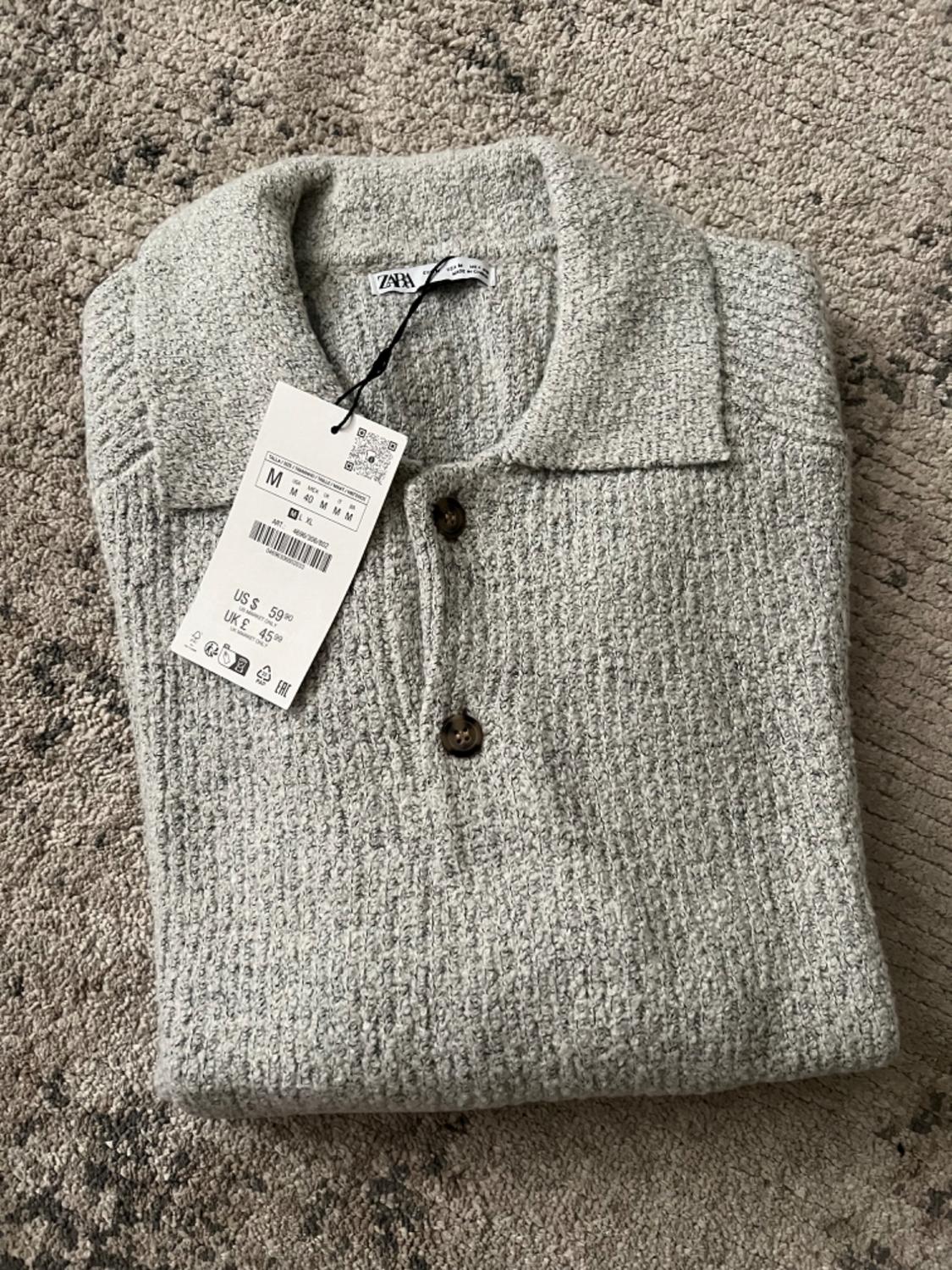 TEXTURED BOUCLÉ POLO SHIRT