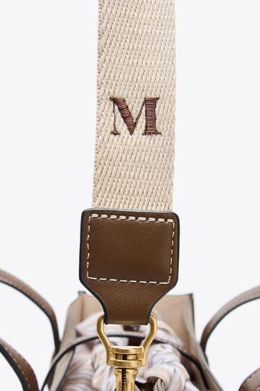 WOVEN TOTE BAG - Taupe Grey by Zara - Image 11