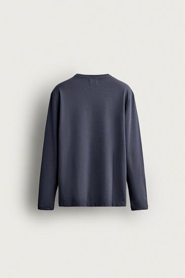 SUPIMA® LONG SLEEVE T-SHIRT — Midnight blue 2