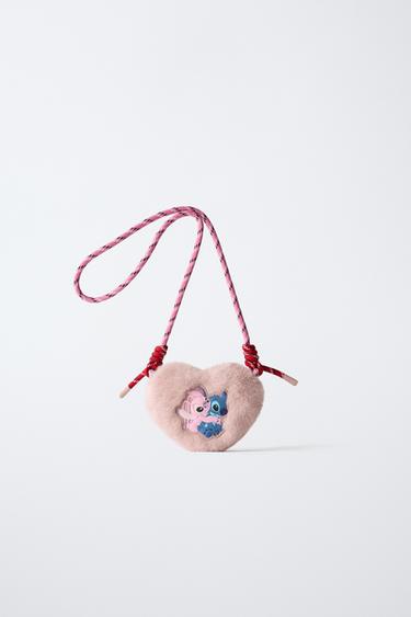 Zara LILO & STITCH © DISNEY HEART CROSSBODY BAG - Pink - Image 0