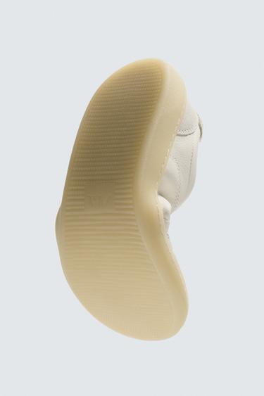 BASKET BAREFOOT EN CUIR - Blanc de Zara - Image 8