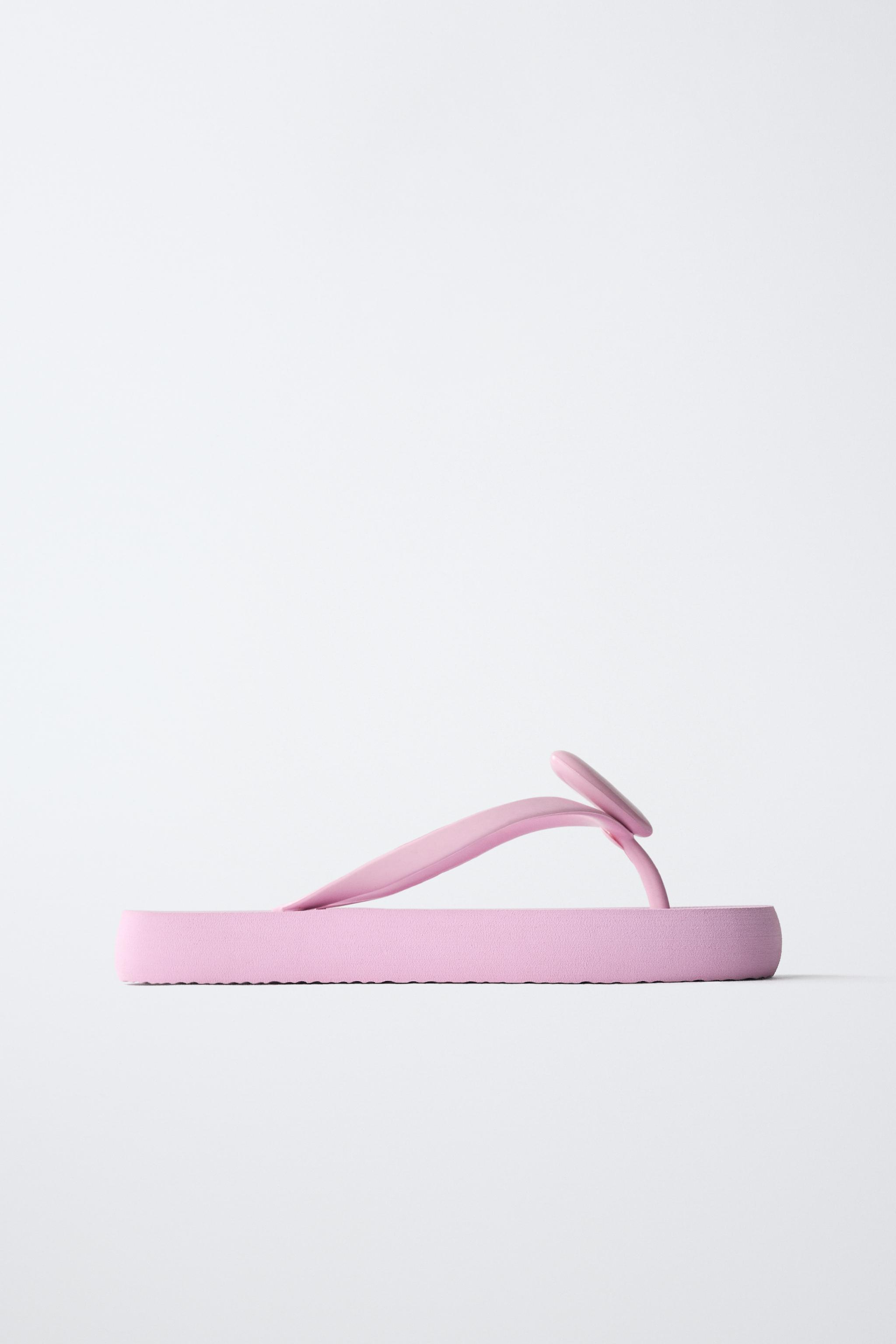 HEART POOL SLIDES — Pink