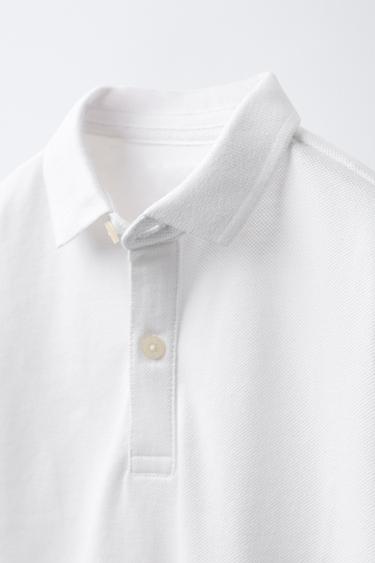 LOT DE DEUX POLOS EN PIQUÉ - Blanc de Zara - Image 3