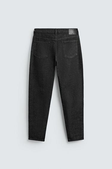 SLIM FIT JEANS - Black by Zara