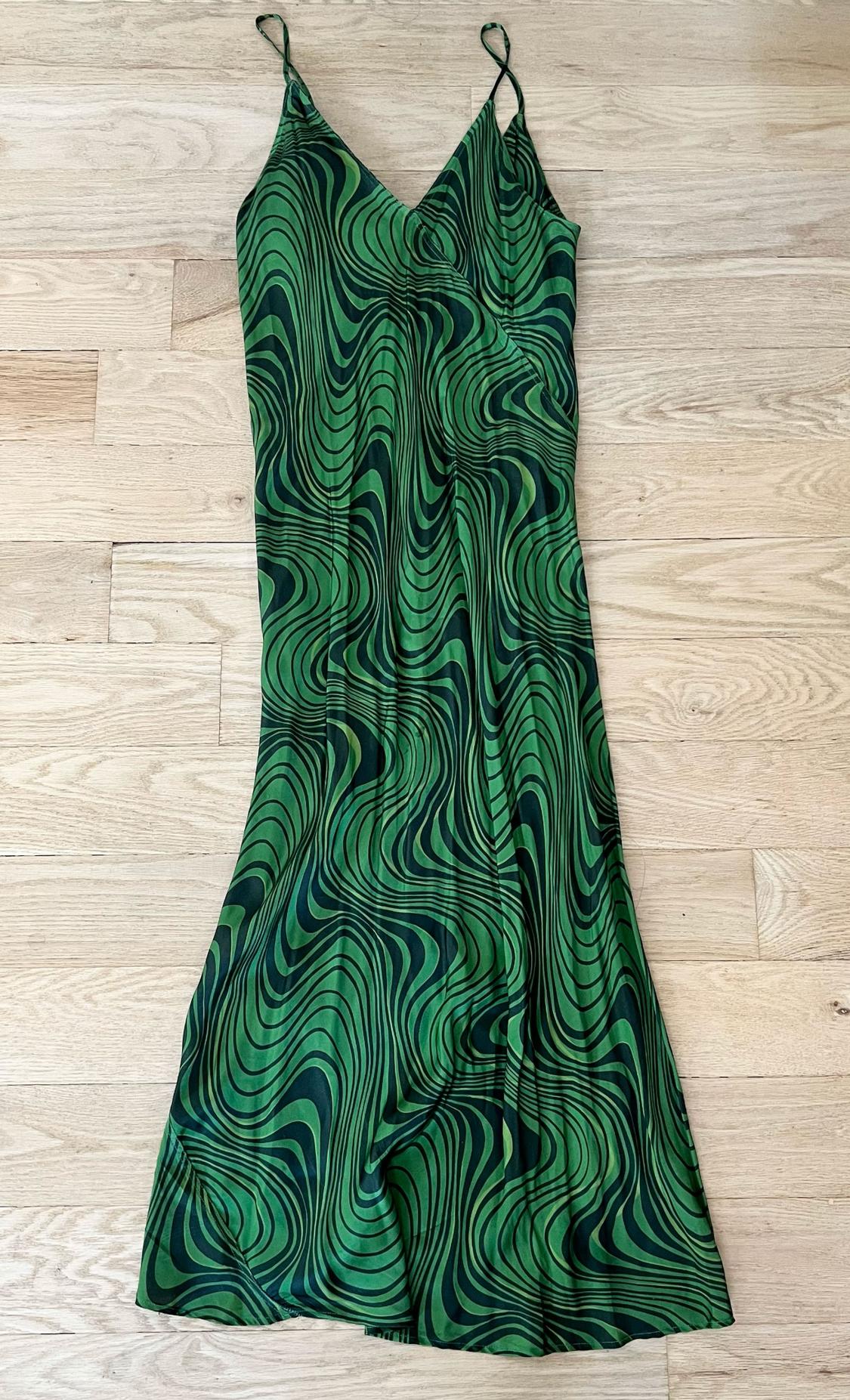 PRINTED MIDI DRESS - Image 3