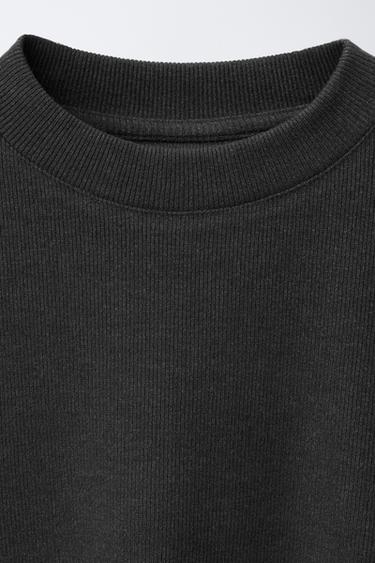SOFT-TOUCH-T-SHIRT - Anthrazit von Zara