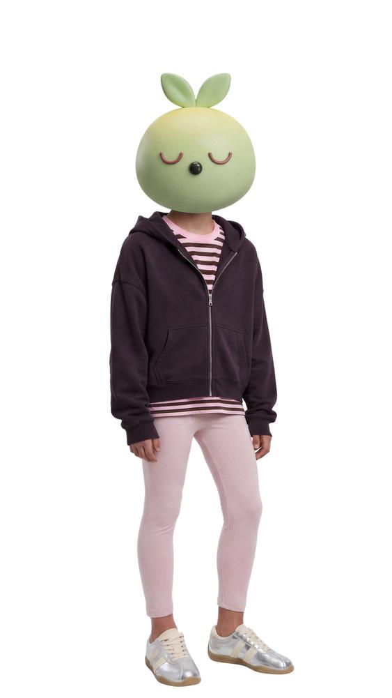 HOODIE ZIPPER - Burdeos de Zara - Imagen 0