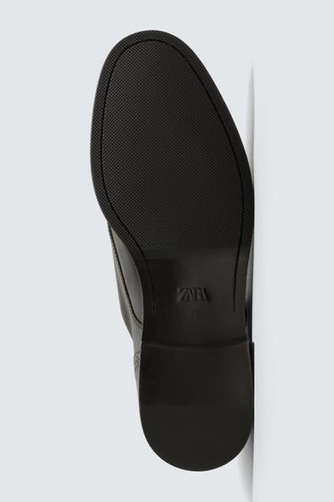 CHAUSSURES EN CUIR À DOUBLE BOUCLE - Marron de Zara - Image 6