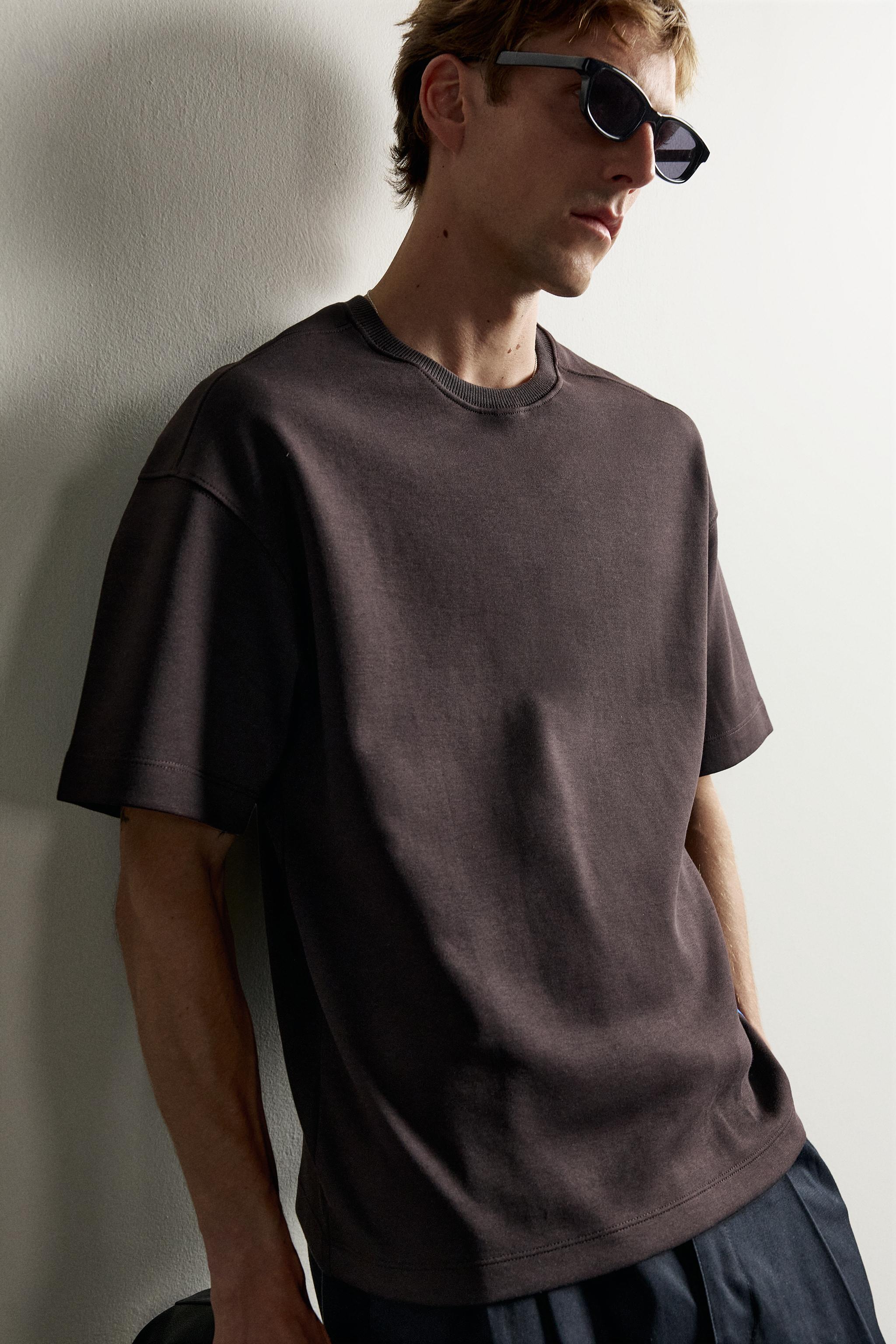 Мужские худи Zara INTERLOCK PATCH SWEATSHIRT — фото 6