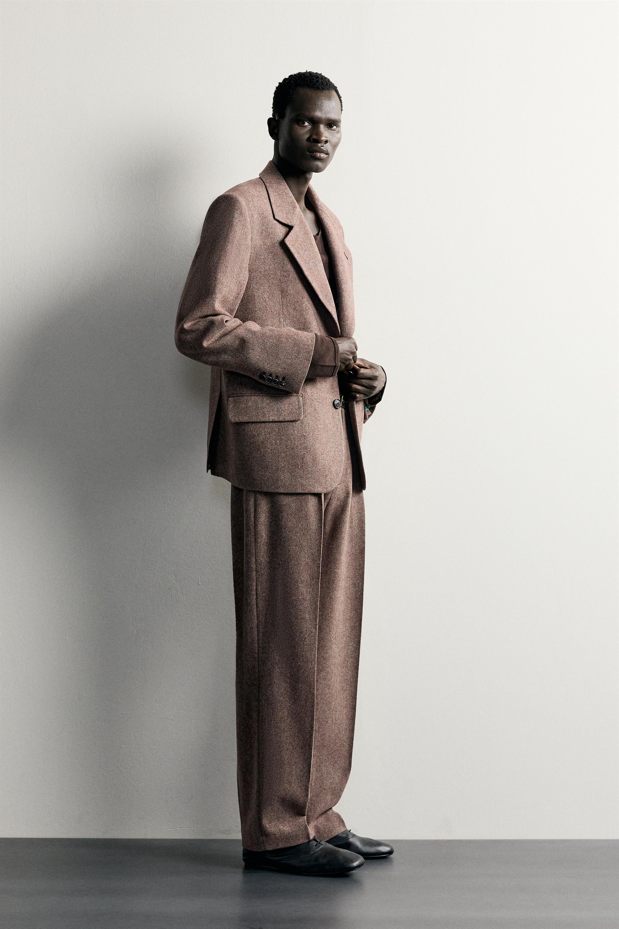 100% WOOL SUIT BLAZER