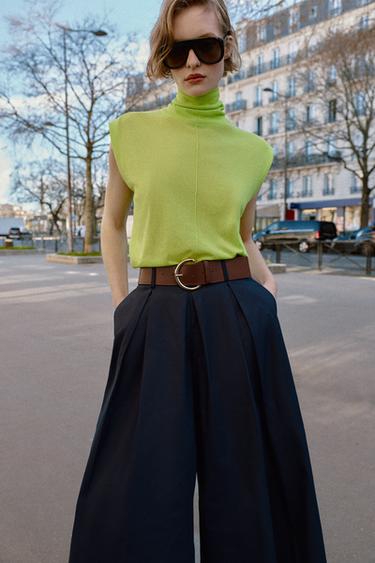 CULOTTES WITH BELT - Navy blue by Zara - Image 2