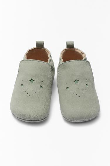 PANTOFI DIN PIELE - Azuriu de la Zara