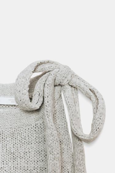 RUSTIC HALTER TOP - Pastel blue by Zara - Image 5