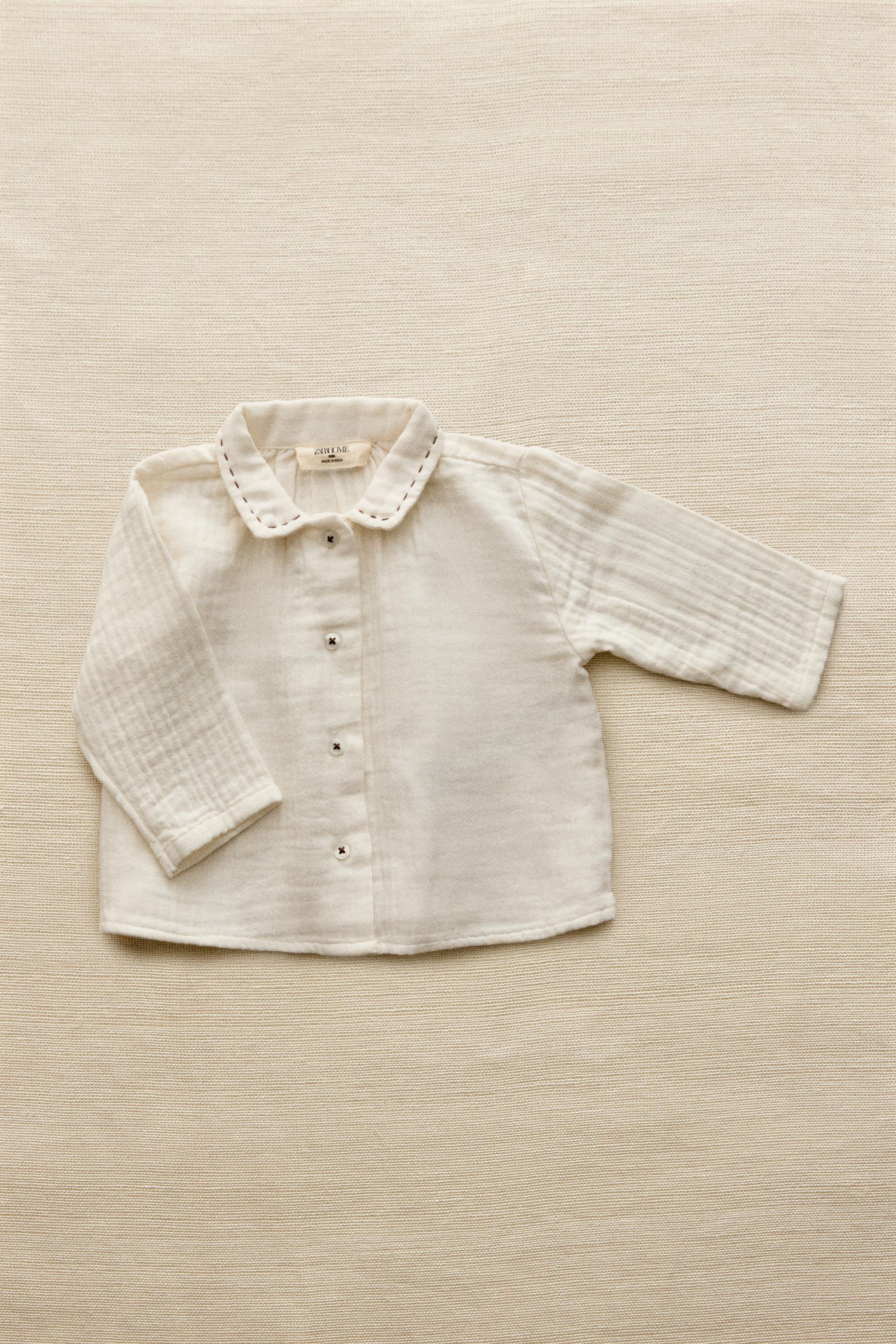 CHEMISE BÉBÉ COTON MOUSSELINE