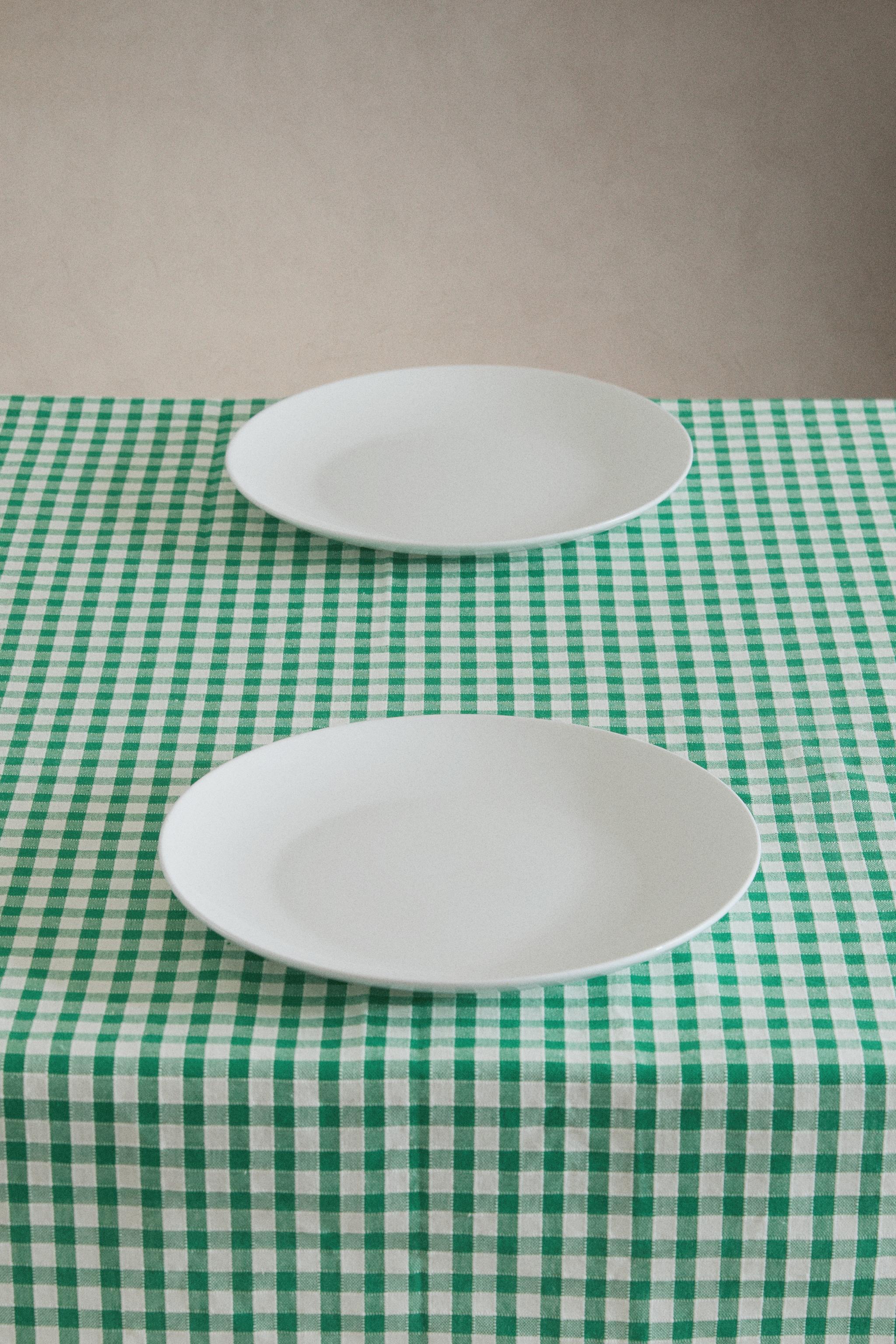 GINGHAM TABLECLOTH — Green