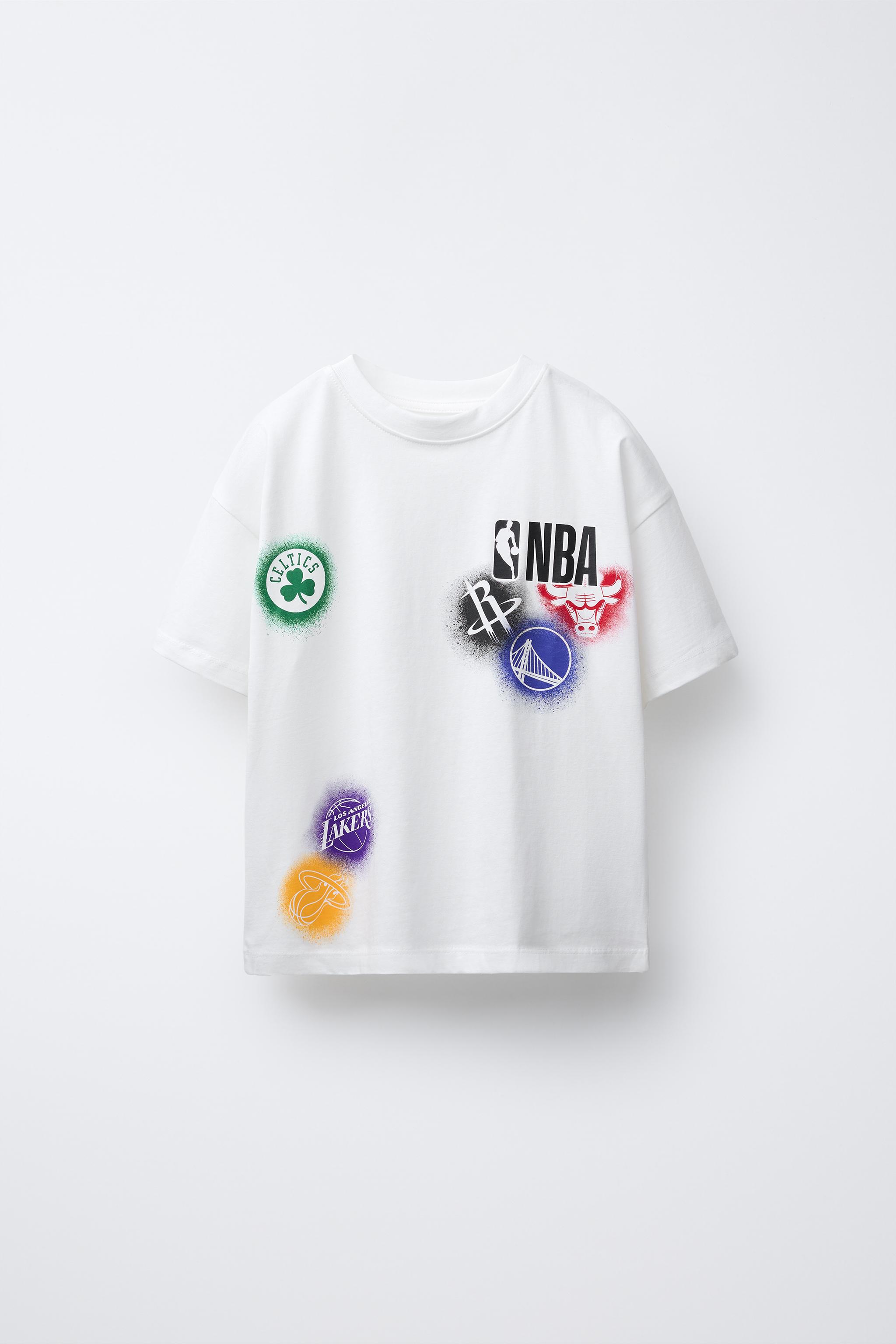 Tシャツ・カットソー EQUIPE 55 T-SHIRT (47851) NBA TEAM T-SHIRT - White | ZARA United States