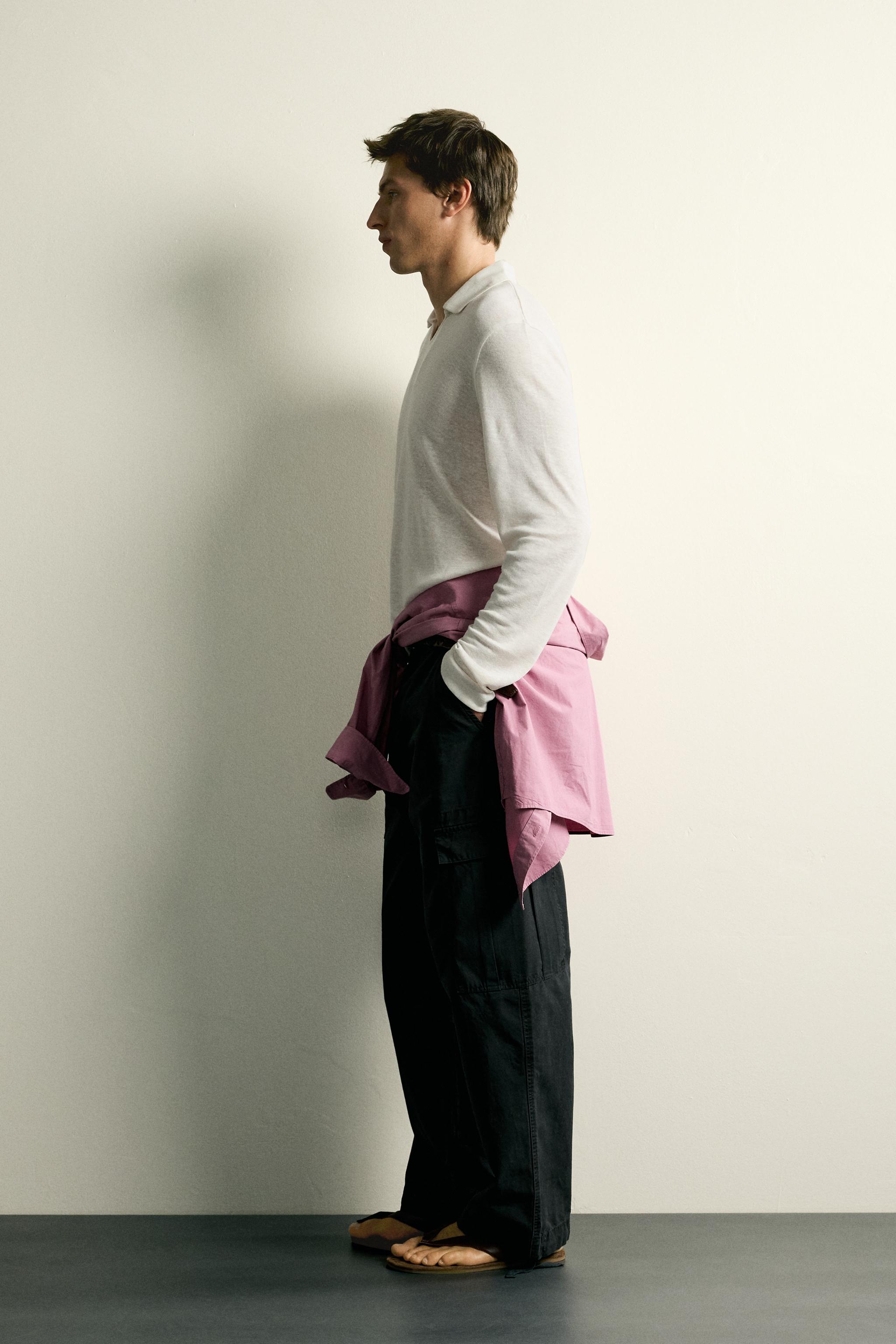 HEMP-VISCOSE BLEND REGULAR FIT POLO