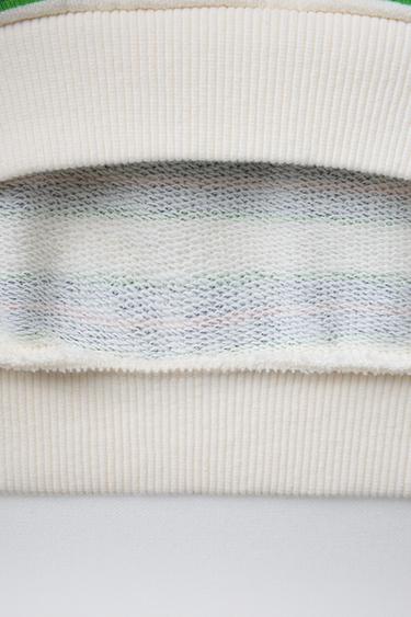 SWEAT À IMPRIMÉ RAYURES - Multicolore de Zara - Image 3