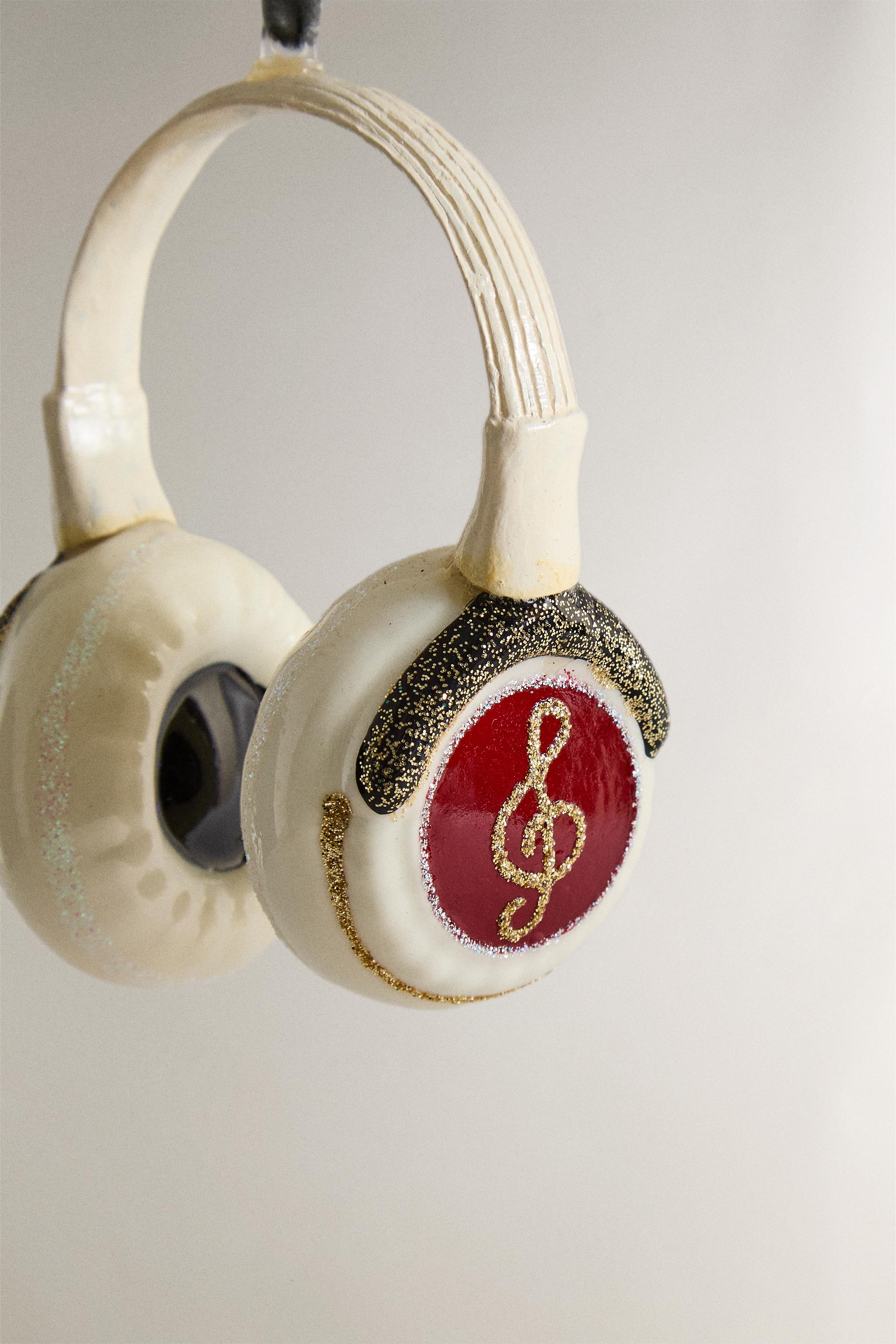 CHRISTMAS TREE ORNAMENT HEADPHONES