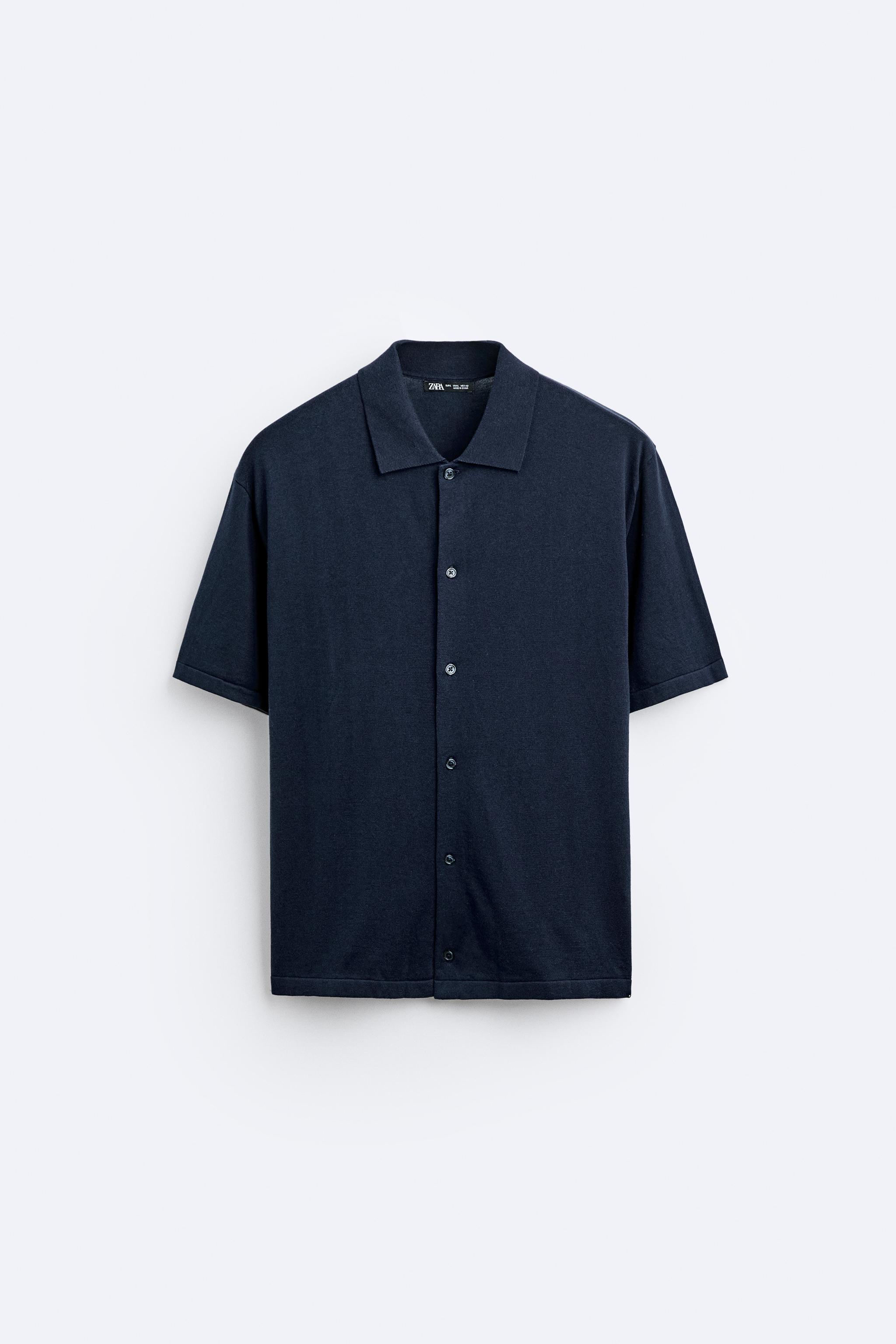 ZARA【美品】comfort knit コンフォート キント 紺 ネイビー