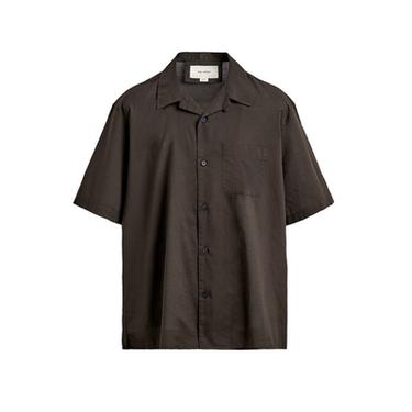 პერანგი REGULAR FIT ბამბის მუსლინი - Zara-ს Dark brown