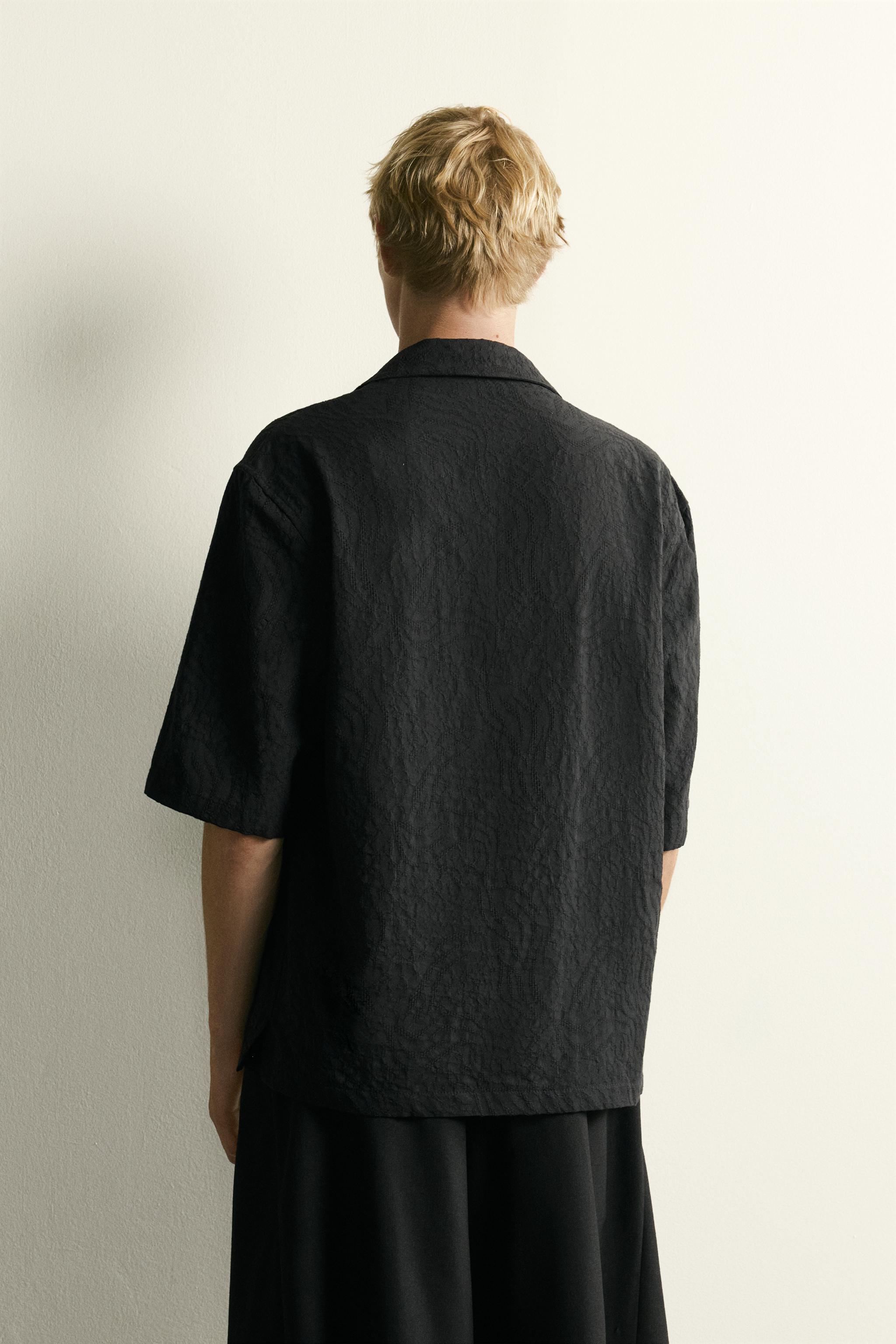 RELAXED FIT JACQUARD POLO SHIRT