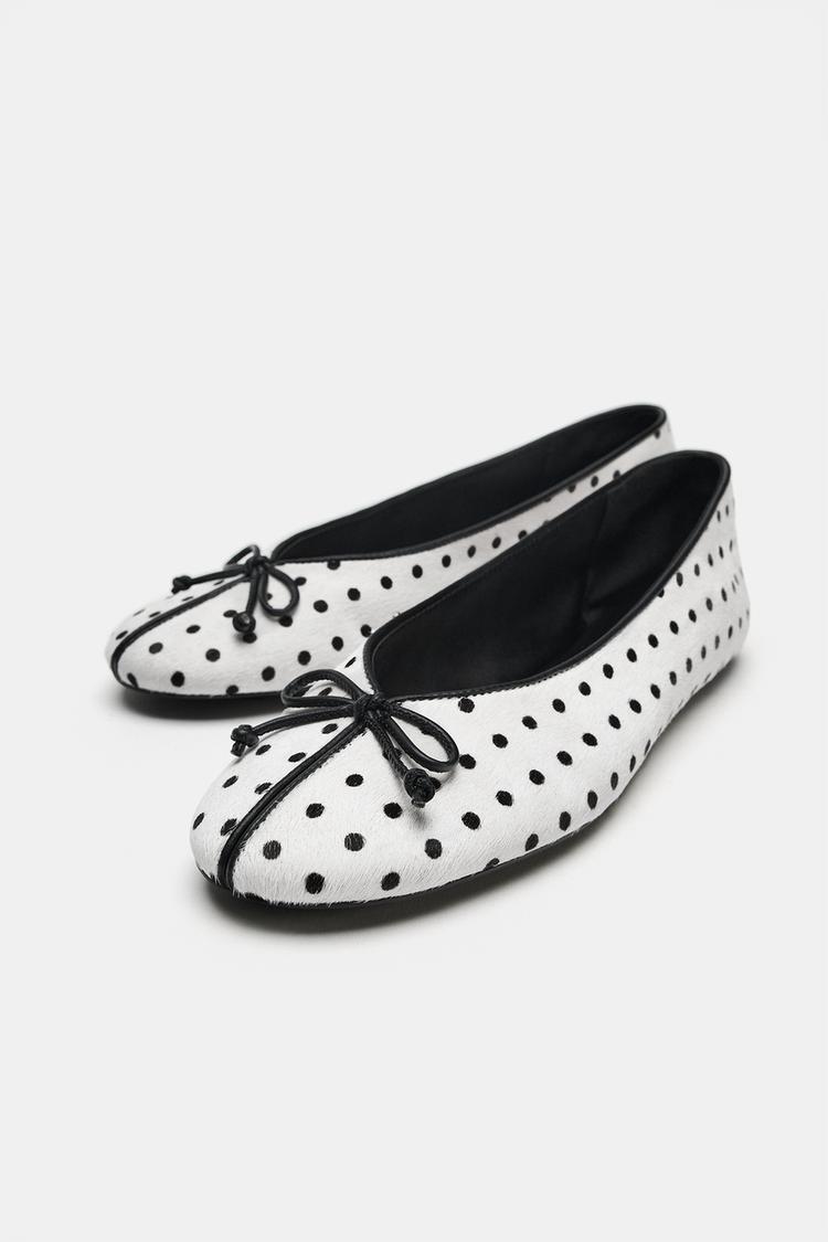 Bailarinas de cuero estampadas 4
