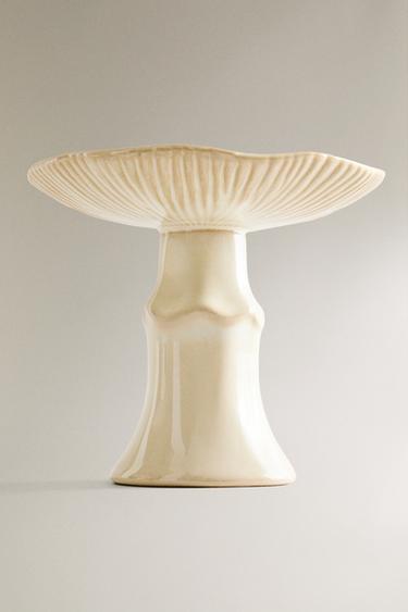 PRÉSENTOIR À TARTE GRÈS CHAMPIGNON - Crème de Zara - Image 2
