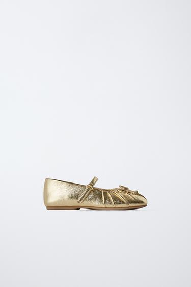 BAILARINA METALIZADA - Oro de Zara
