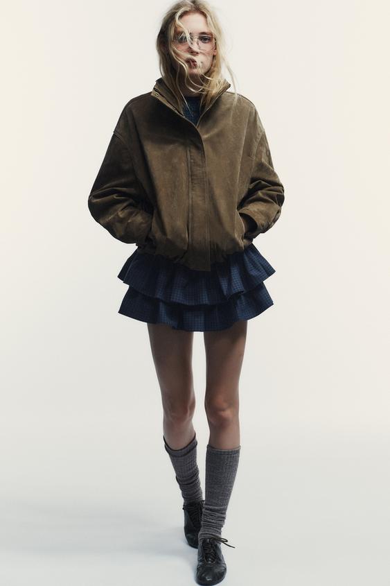 100% VOLUME SUEDE LEATHER JACKET