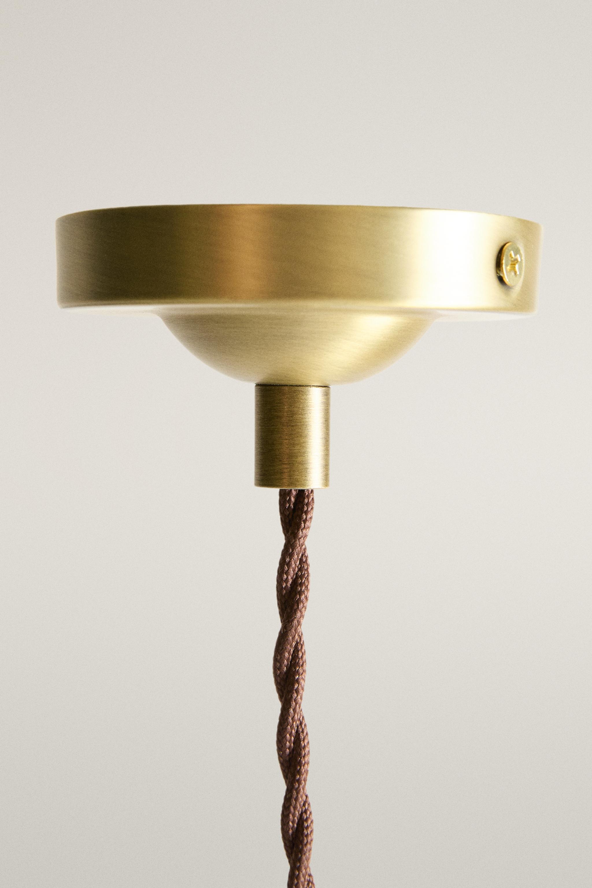 CONICAL GLASS CEILING LAMP