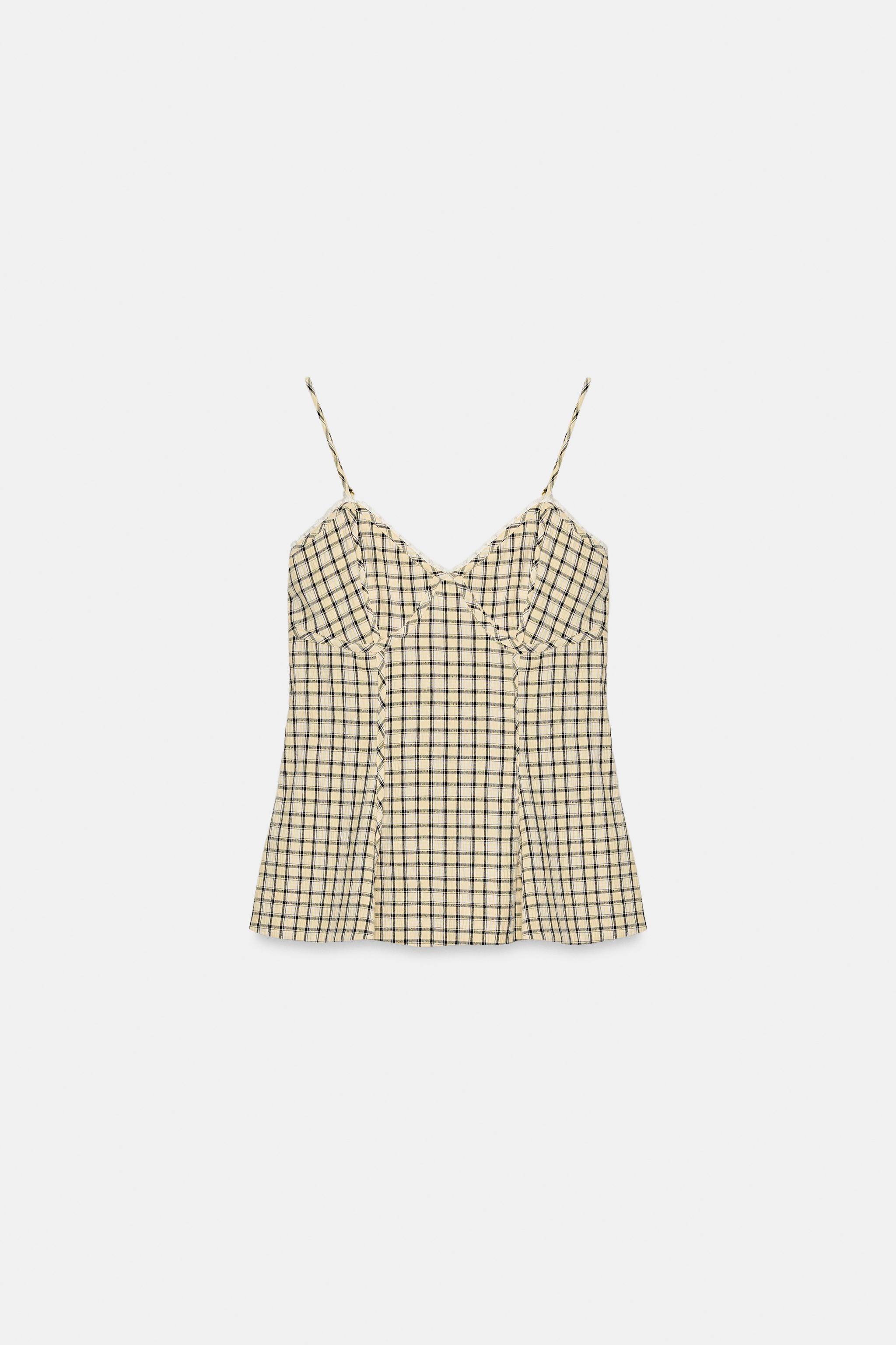 TOP STYLE LINGERIE À CARREAUX