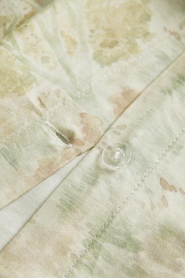 HOUSSE DE COUETTE IMPRIMÉ JARDIN - Vert de Zara