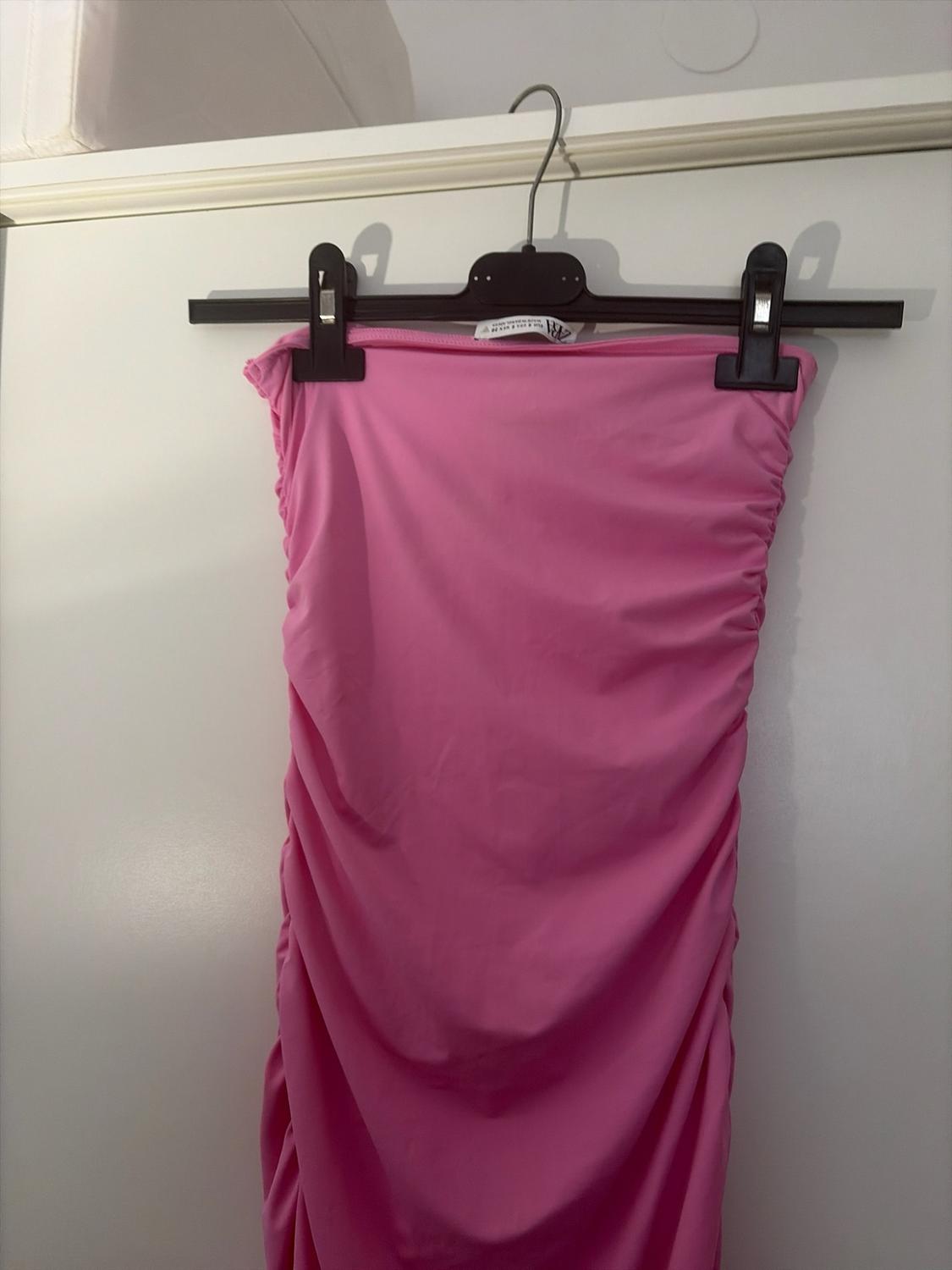 GATHERED POLYAMIDE DRESS - Image 4