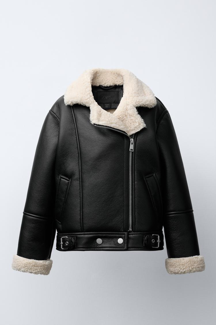 Bershka Giacca Giacca Nera Con Frange Zara Frange Giubbotto Nero