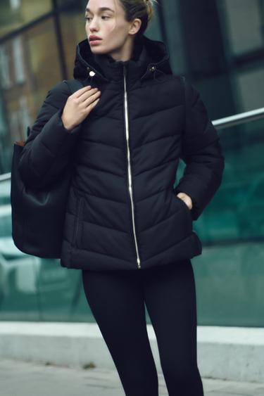 WATER AND WIND PROTECTION PADDED ANORAK - Black by Zara